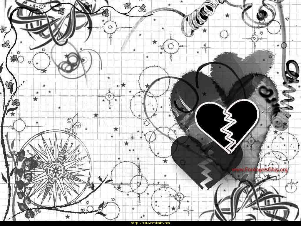 Çok Güzel Bir Kalp Duvar Kağıdı - Emo Love , HD Wallpaper & Backgrounds