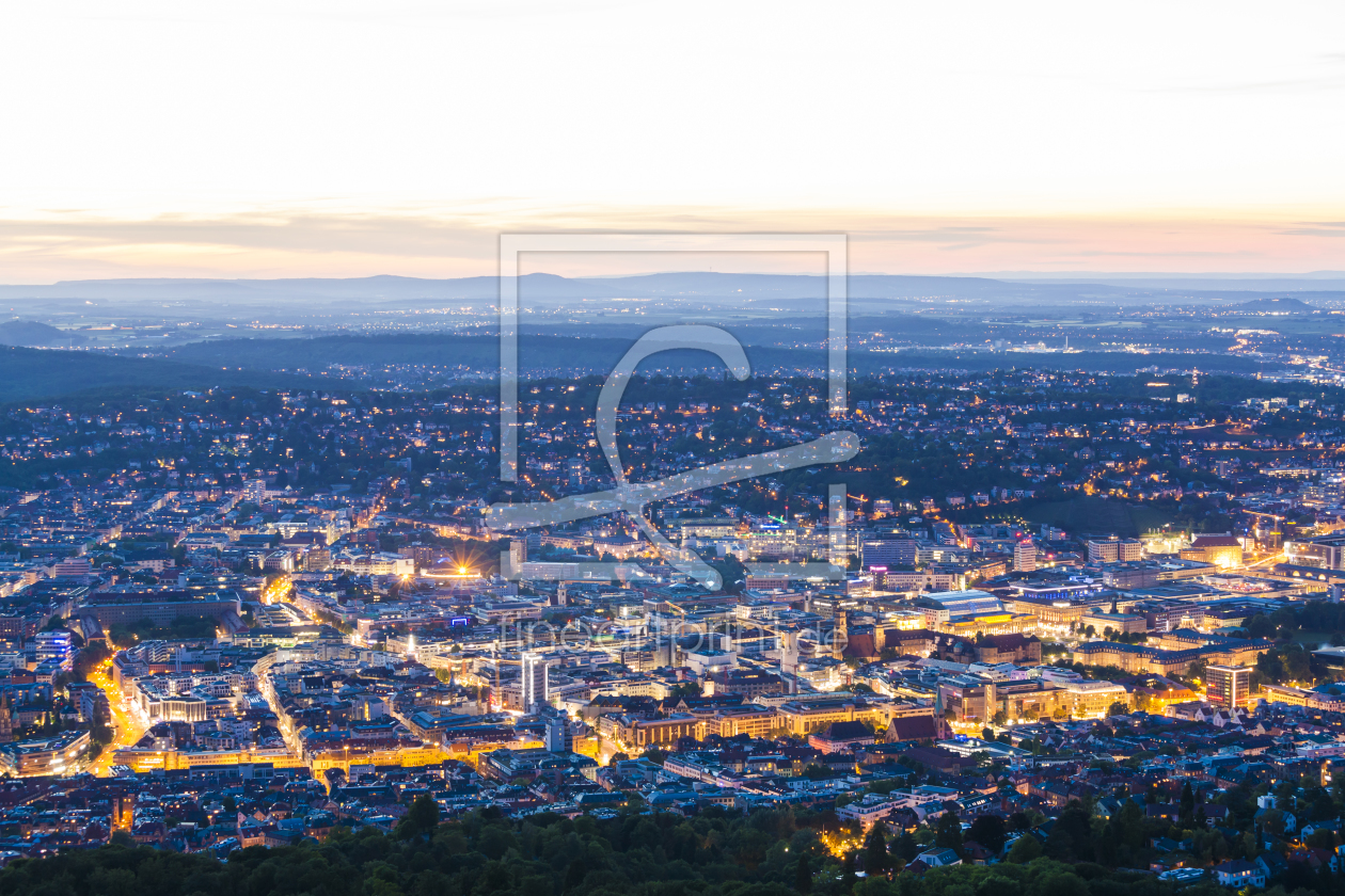 11918210 Blaue Stunde In Stuttgart Erstellt Von Dieterich - Aerial Photography , HD Wallpaper & Backgrounds