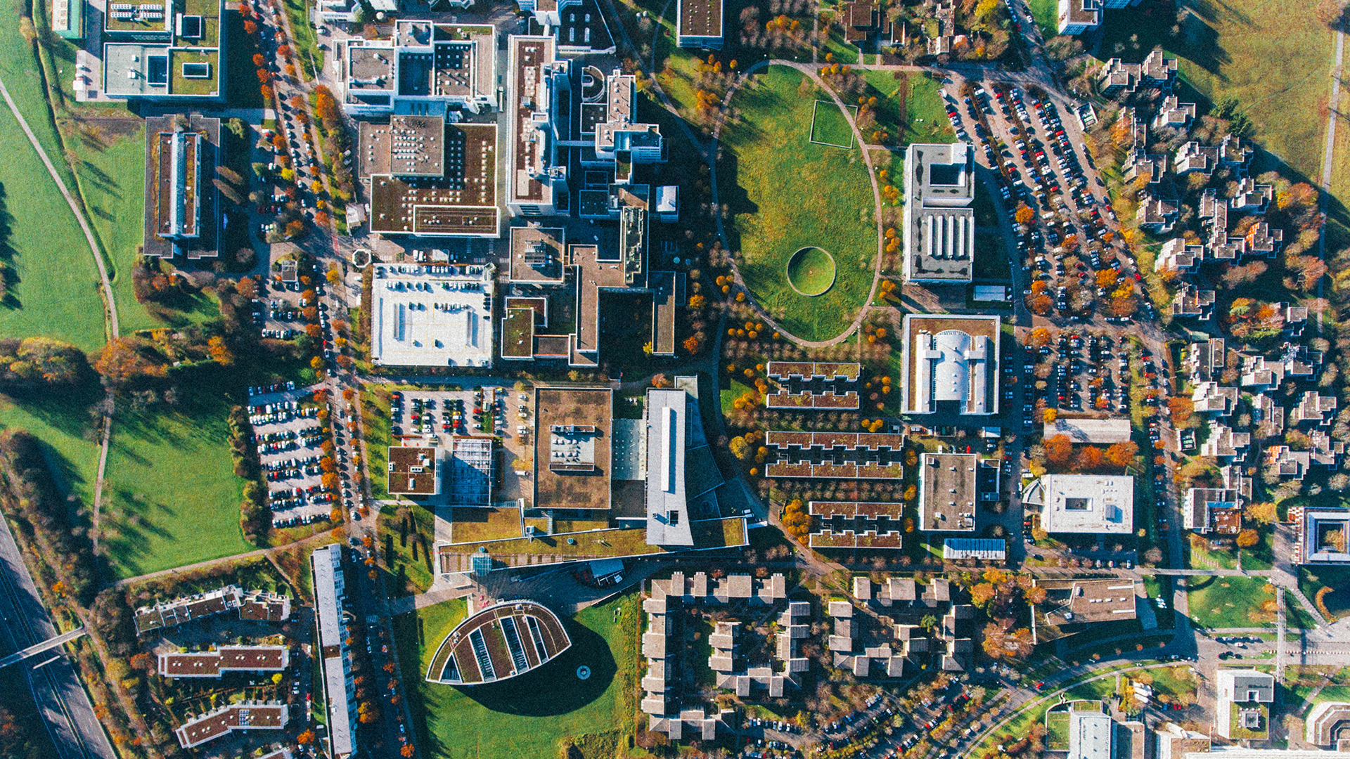 #cityscape, #stuttgart Media University, #aerial View, - Campus , HD Wallpaper & Backgrounds