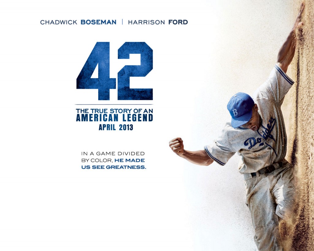 42 Jackie Robinson Movie Hd Wallpaper - Jackie Robinson Movie Poster , HD Wallpaper & Backgrounds