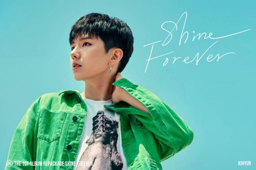 Monsta X S Kihyun Leans Back In Shine Forever Teaser - Monsta X Shine Forever Photoshoot , HD Wallpaper & Backgrounds