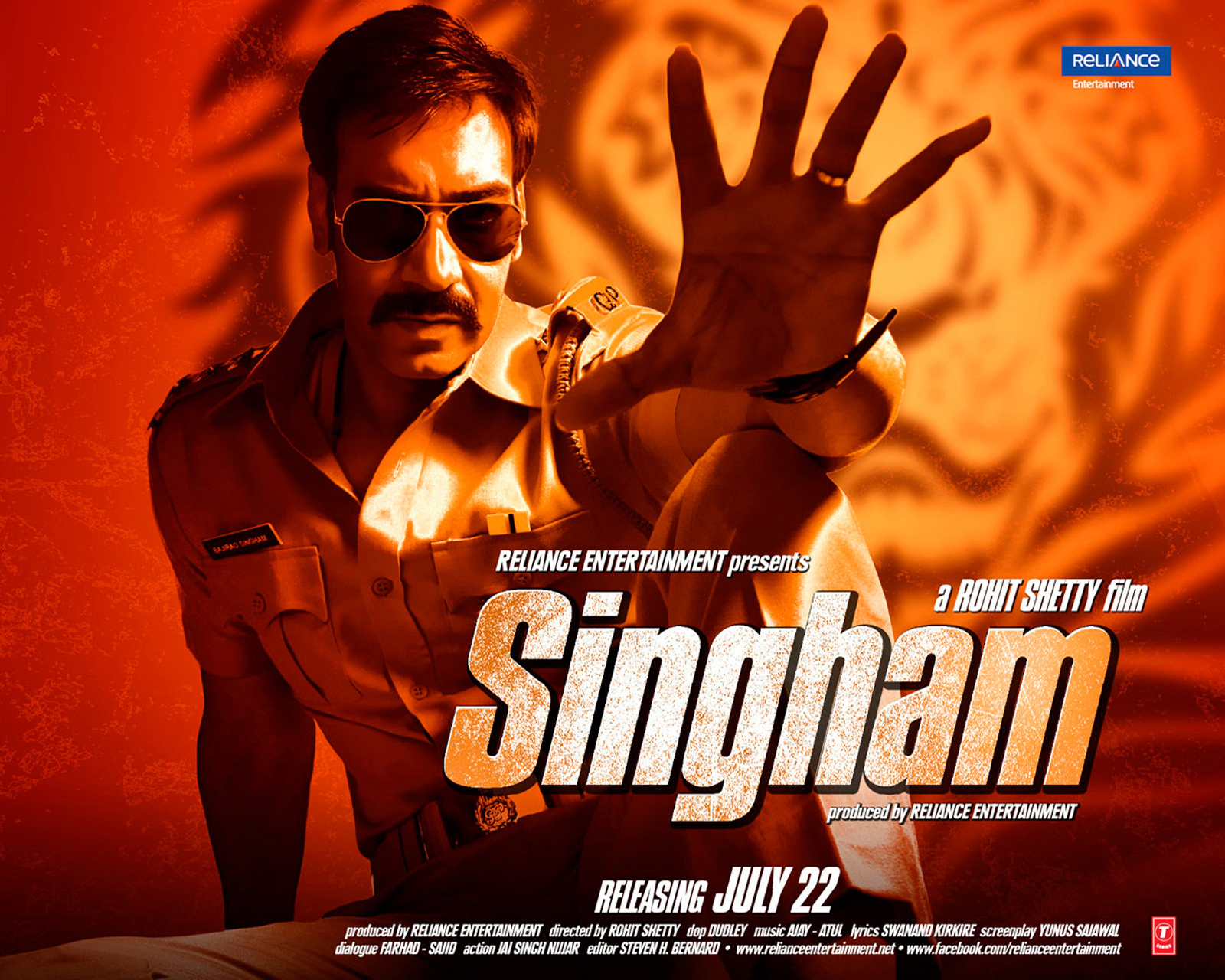 Singham Dvdplanetstorepk - Singam 3 Ajay Devgan , HD Wallpaper & Backgrounds