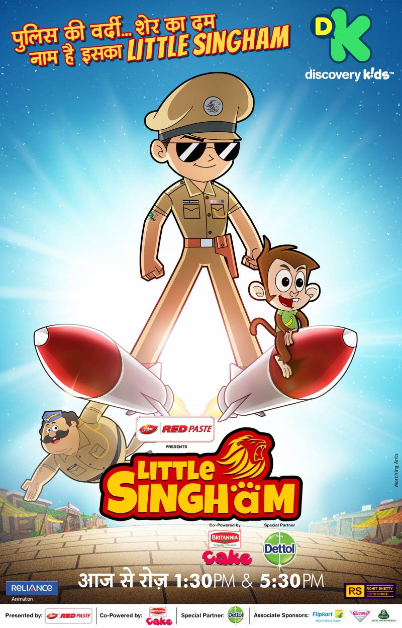 Discovery Kids Soars To 2nd Position In Kids Genre - Little Singham Photo Cake , HD Wallpaper & Backgrounds