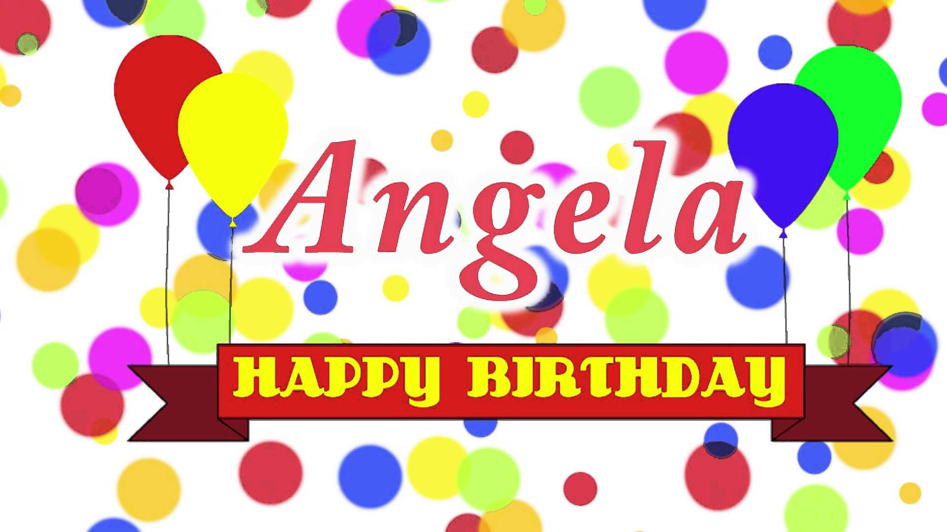 Angela Name Wallpaper Happy Birthday Angela Song Youtube - Happy Birthday Kaylyn , HD Wallpaper & Backgrounds