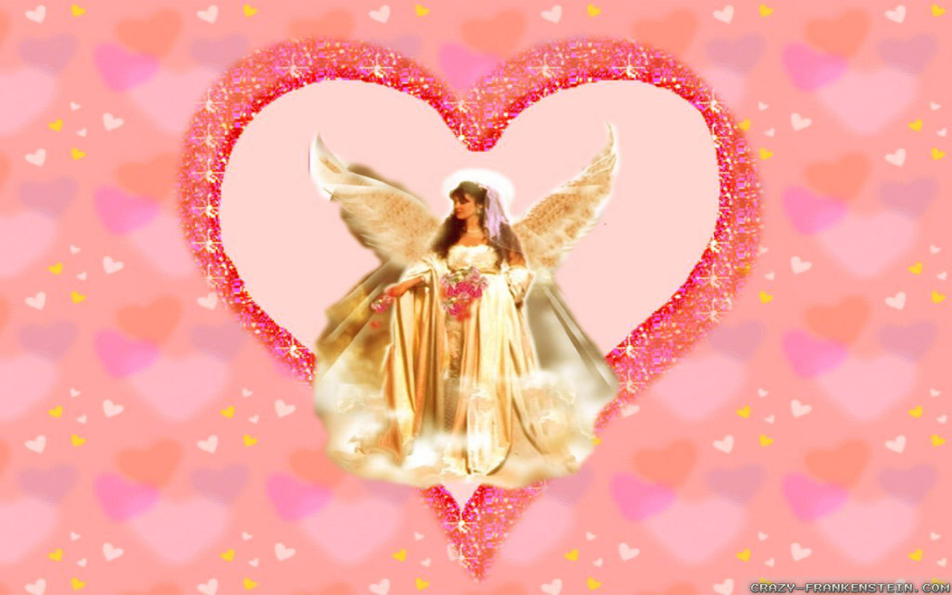 Aliza Name Wallpaper - Love Angels , HD Wallpaper & Backgrounds
