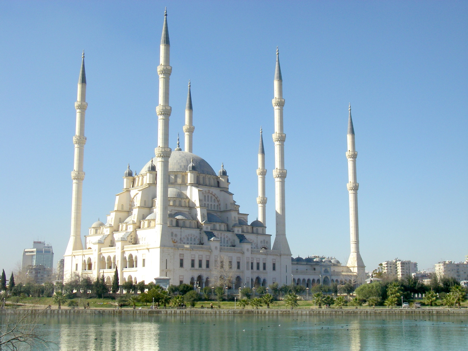 Sabanci Mosque Wallpapers - Sabancı Mosque , HD Wallpaper & Backgrounds