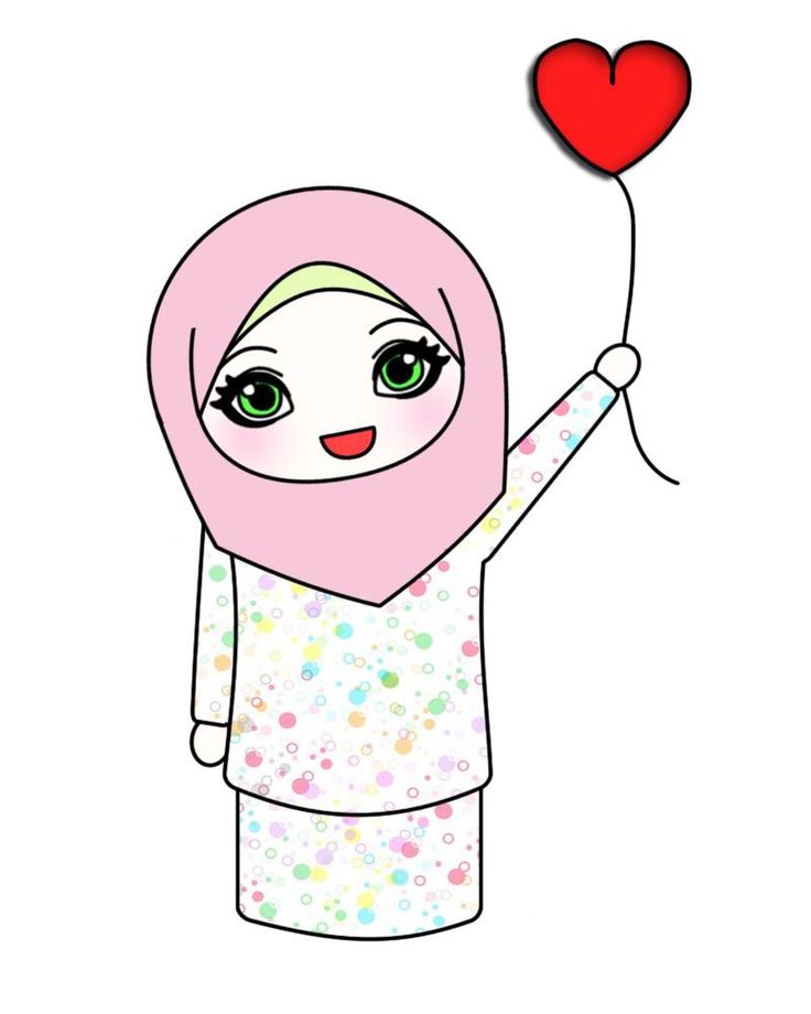 Budak - Cute Muslim Girl Clipart , HD Wallpaper & Backgrounds