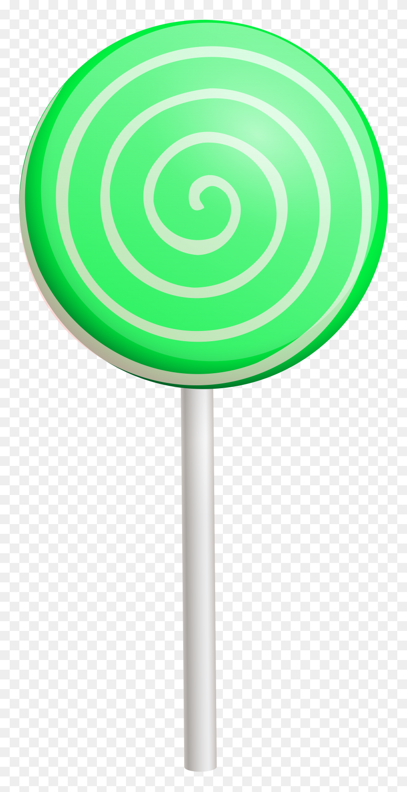 Green Swirl Lollipop Png Clip Art - Green Lollipop Clipart , HD Wallpaper & Backgrounds