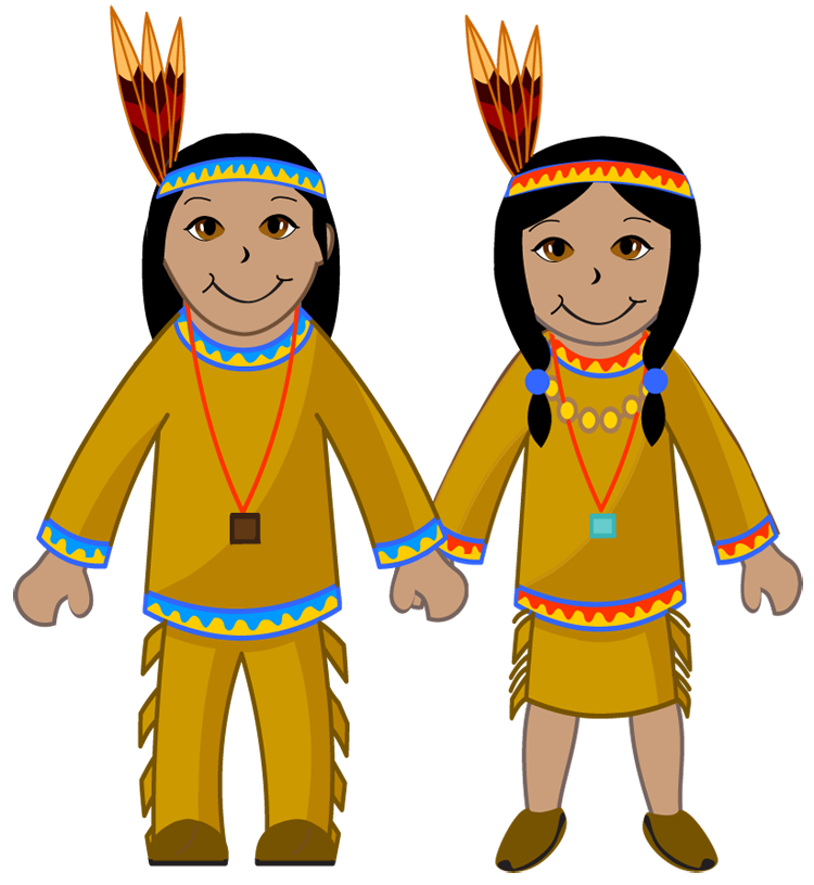 American Free Cliparts That You Can - Native American Couple Clipart , HD Wallpaper & Backgrounds