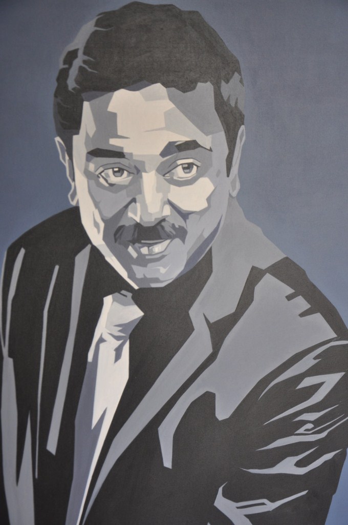 Kamal Hassan Launch Art House Photos - Kamal Haasan Painting Hd , HD Wallpaper & Backgrounds