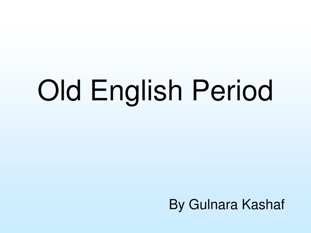 Old English Period - Old English Dialects Presentation , HD Wallpaper & Backgrounds