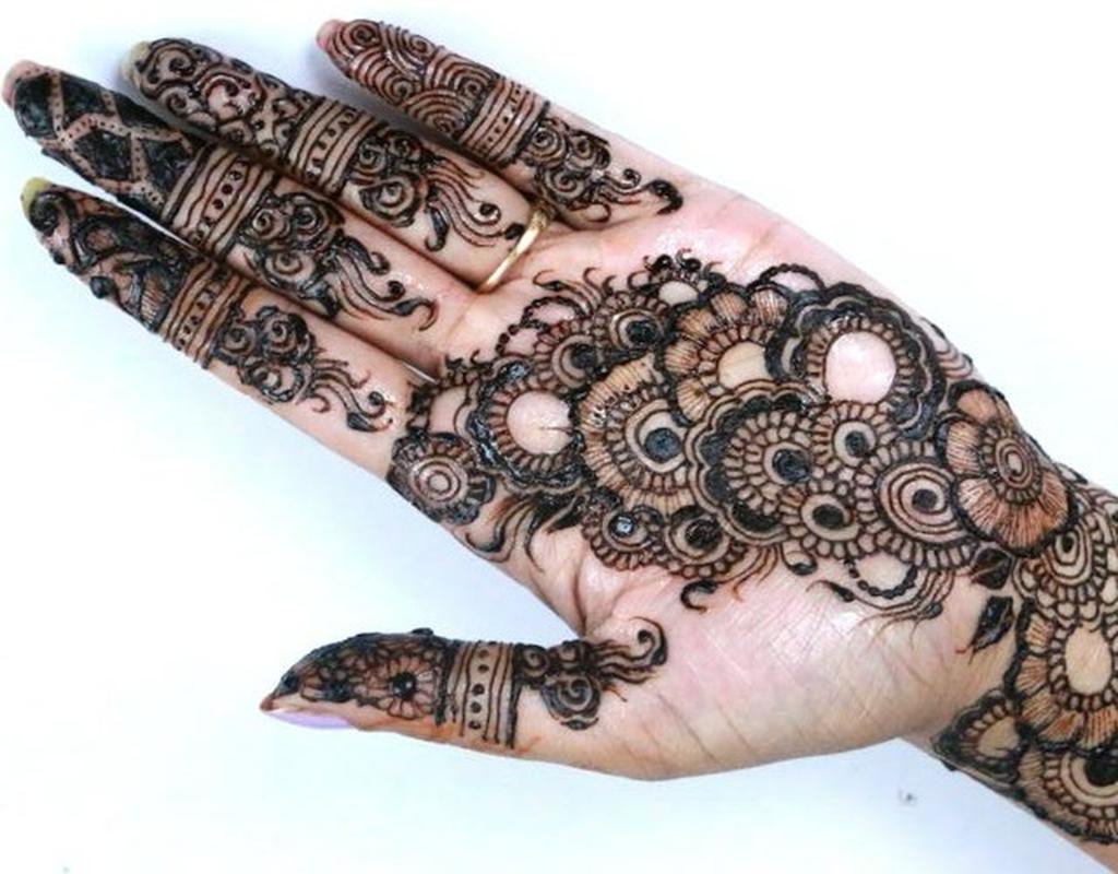 Mehandi Wallpaper - Latest Mehndi Design Download , HD Wallpaper & Backgrounds