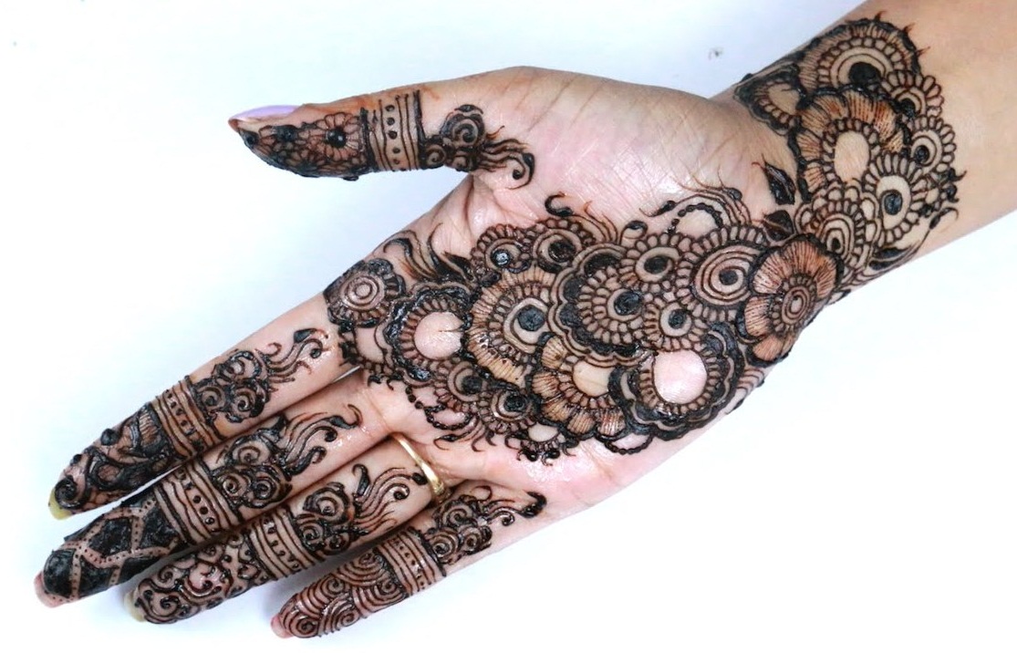 Wallpaper Arabic Design Simple Best Front Hand Mehndi Design