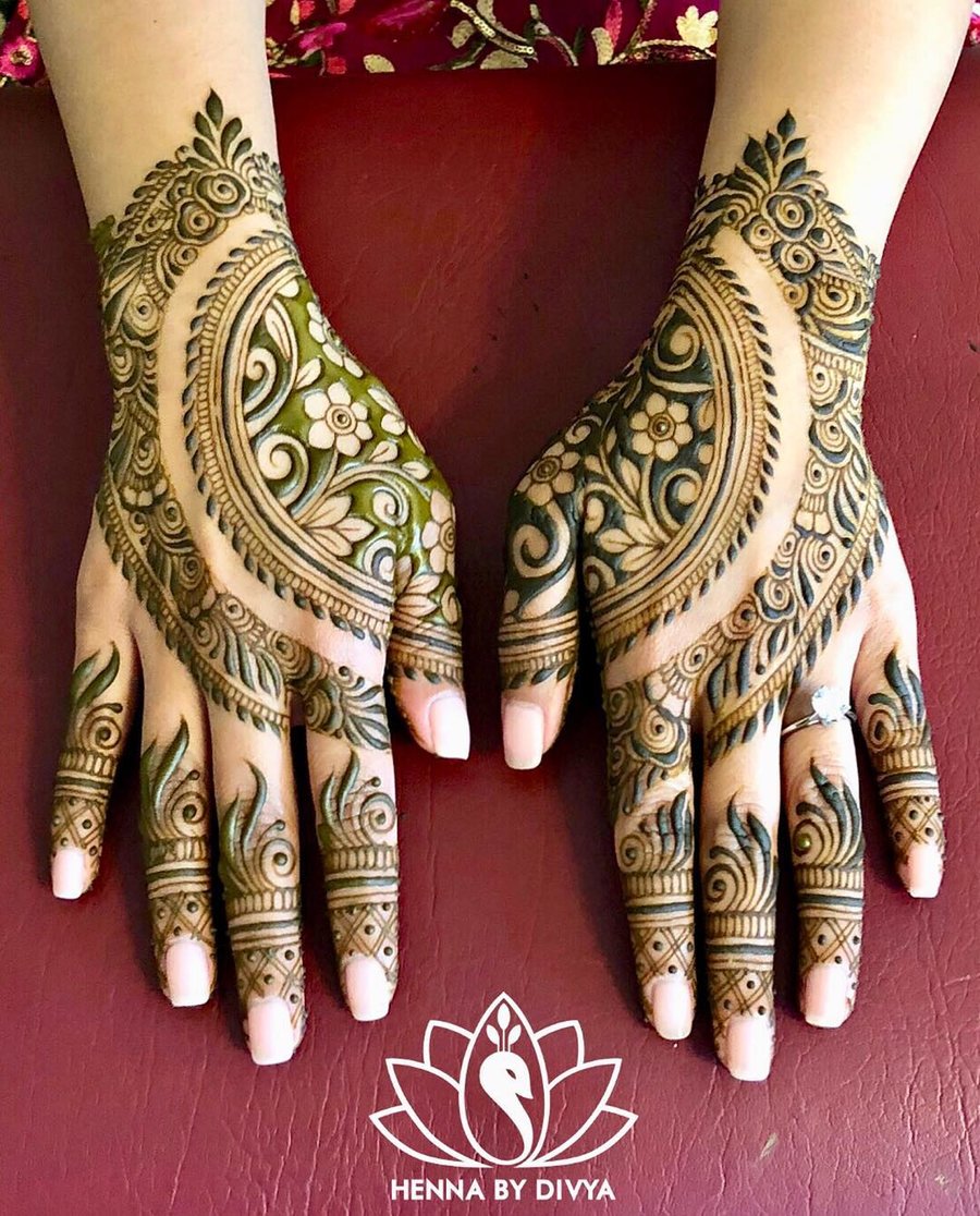 Source Henna By Divya - Henna By Divya Mehndi Designs , HD Wallpaper & Backgrounds