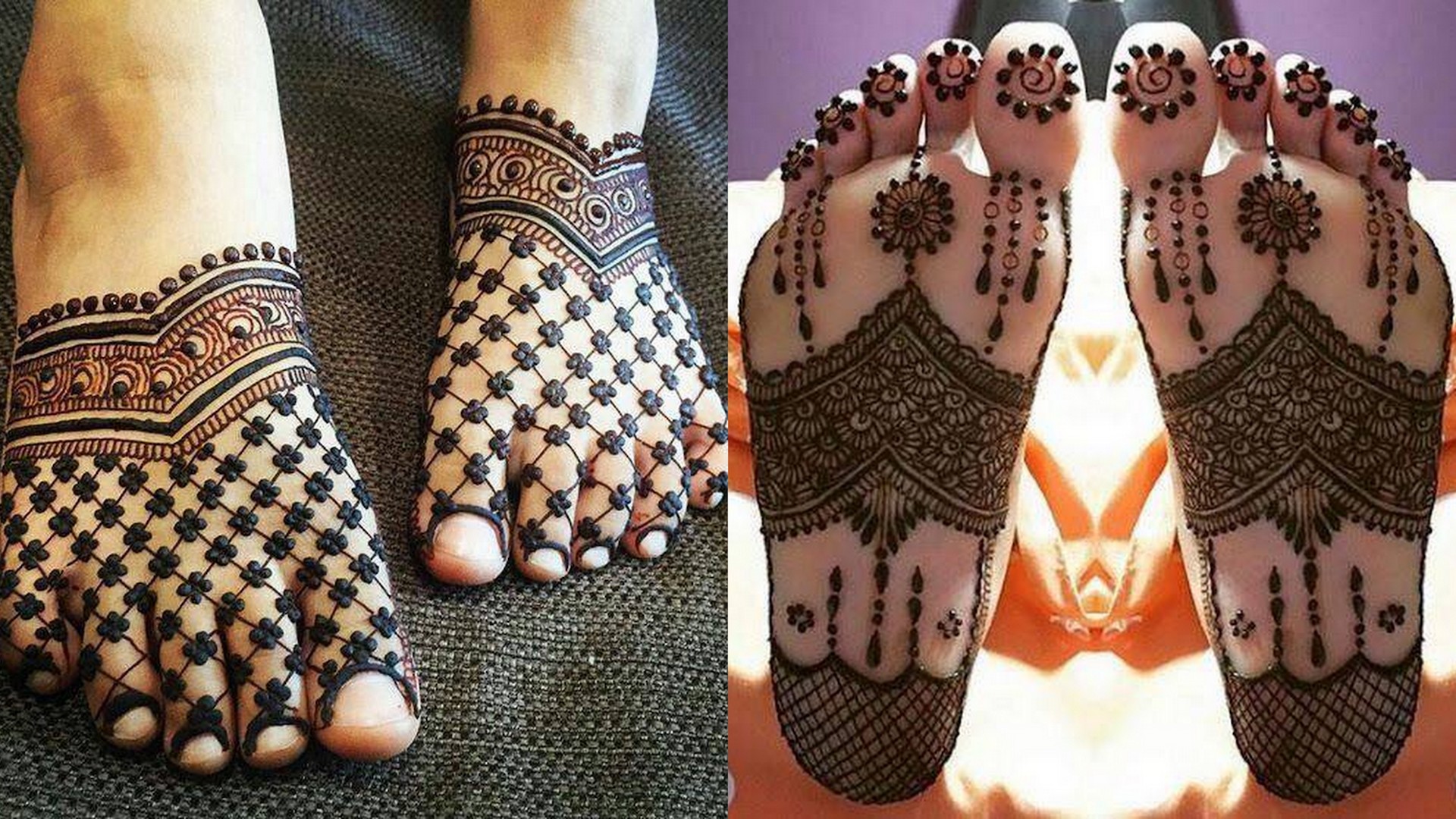 Easy Legs Mehndi Designs , HD Wallpaper & Backgrounds