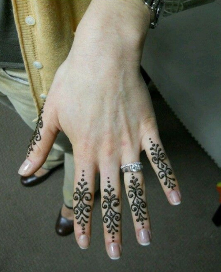 Easy Fingers Mehndi Designs Finger Simple Mehndi Design 2018