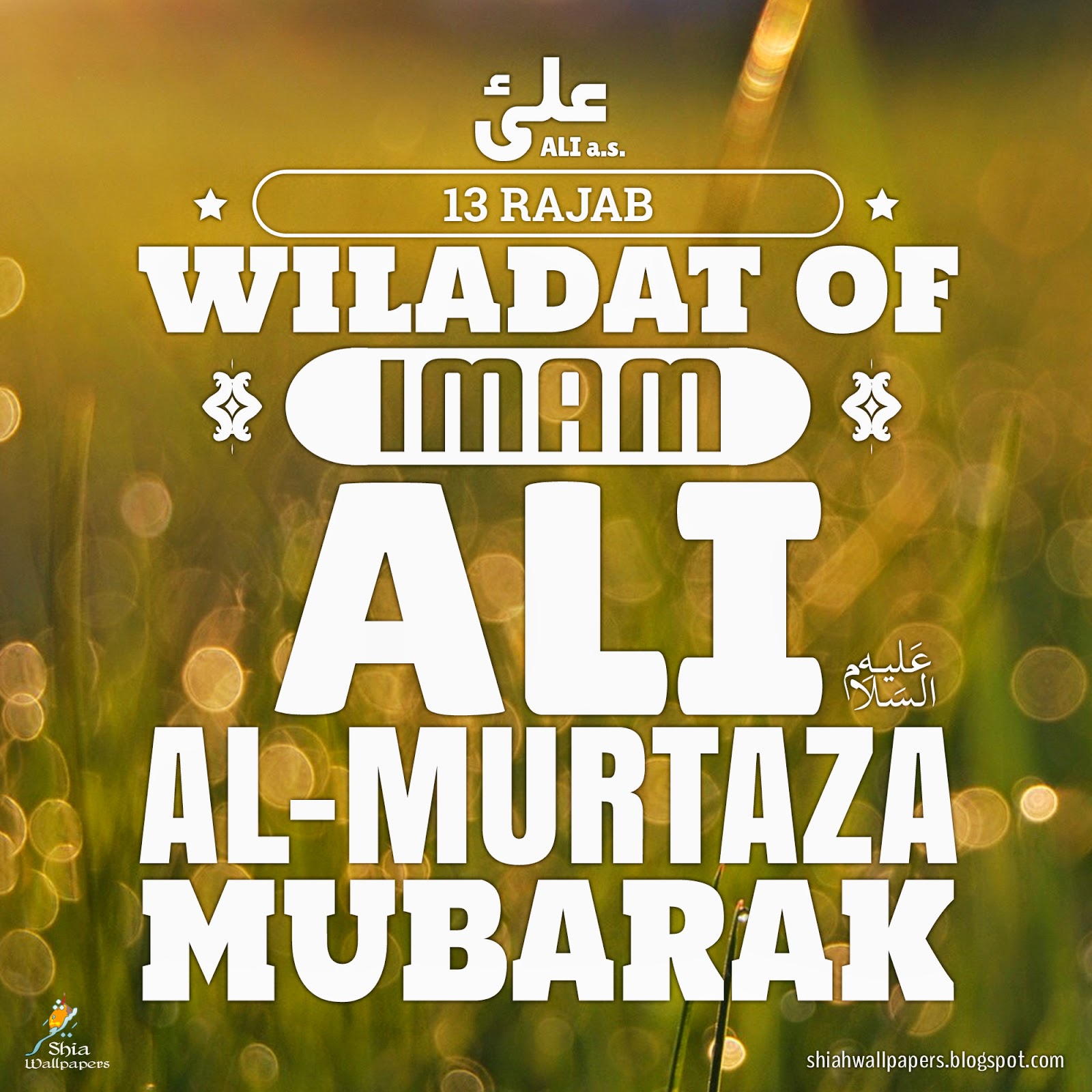 Wiladat Of Imam Ali Mubarak - 13 Rajab Wiladat Mola Ali , HD Wallpaper & Backgrounds