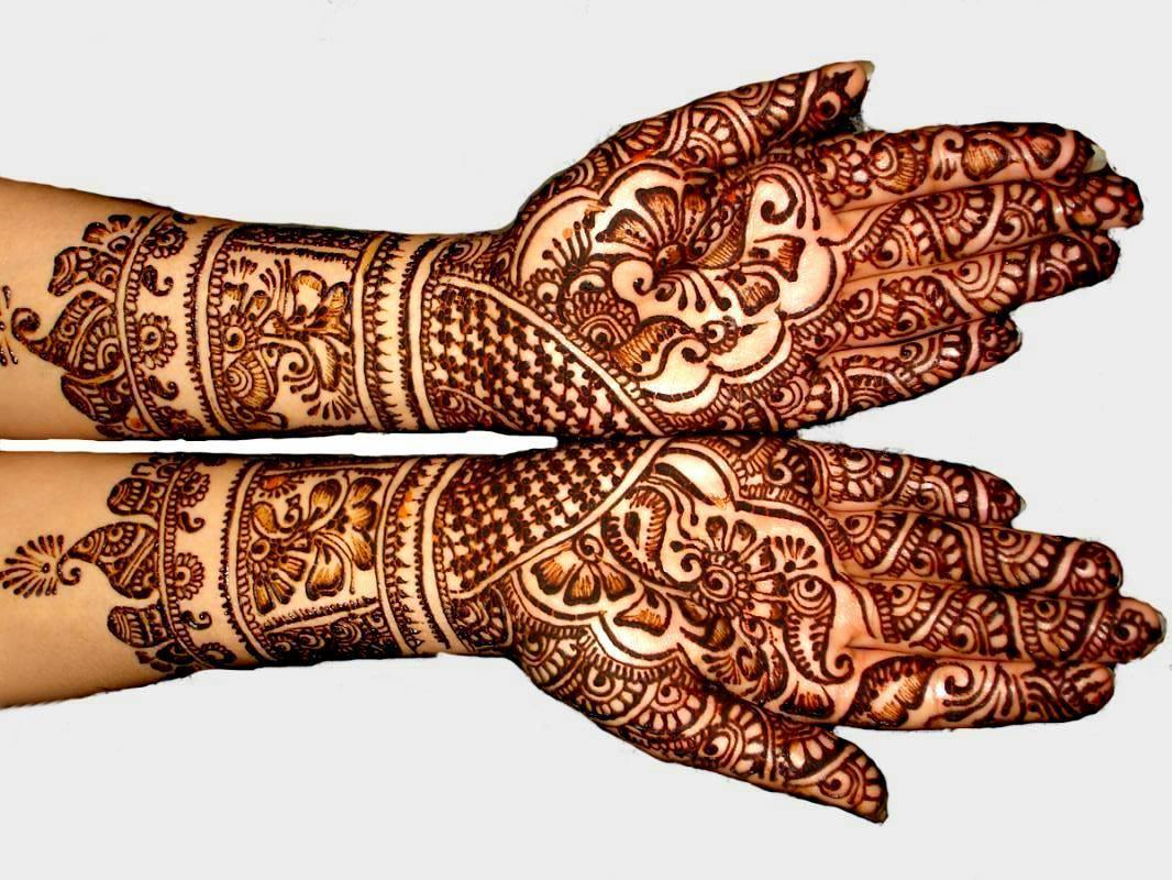 Henna Design Wallpaper - Bridal Mehndi Designs For Hands , HD Wallpaper & Backgrounds