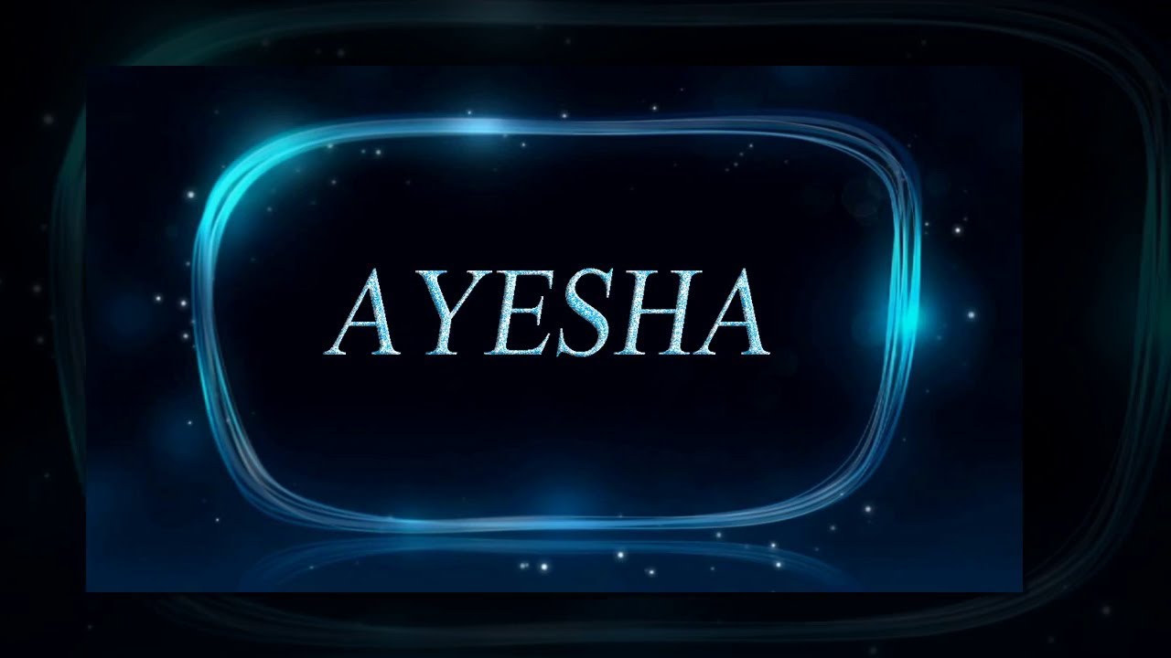 Ayesha Name Whatsapp Status - Display Device , HD Wallpaper & Backgrounds