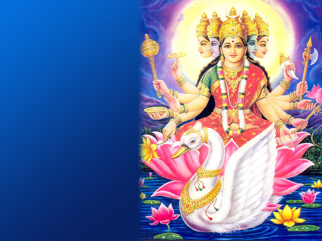 Gayatri Maa Pictures, Gayatri Maa Wallpapers, Maa Gayatri - Goddess Gayatri Mata , HD Wallpaper & Backgrounds