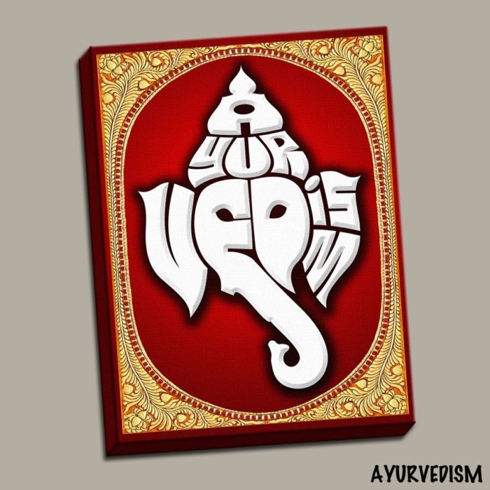 Name In Ganesha Personalised Art - Emblem , HD Wallpaper & Backgrounds