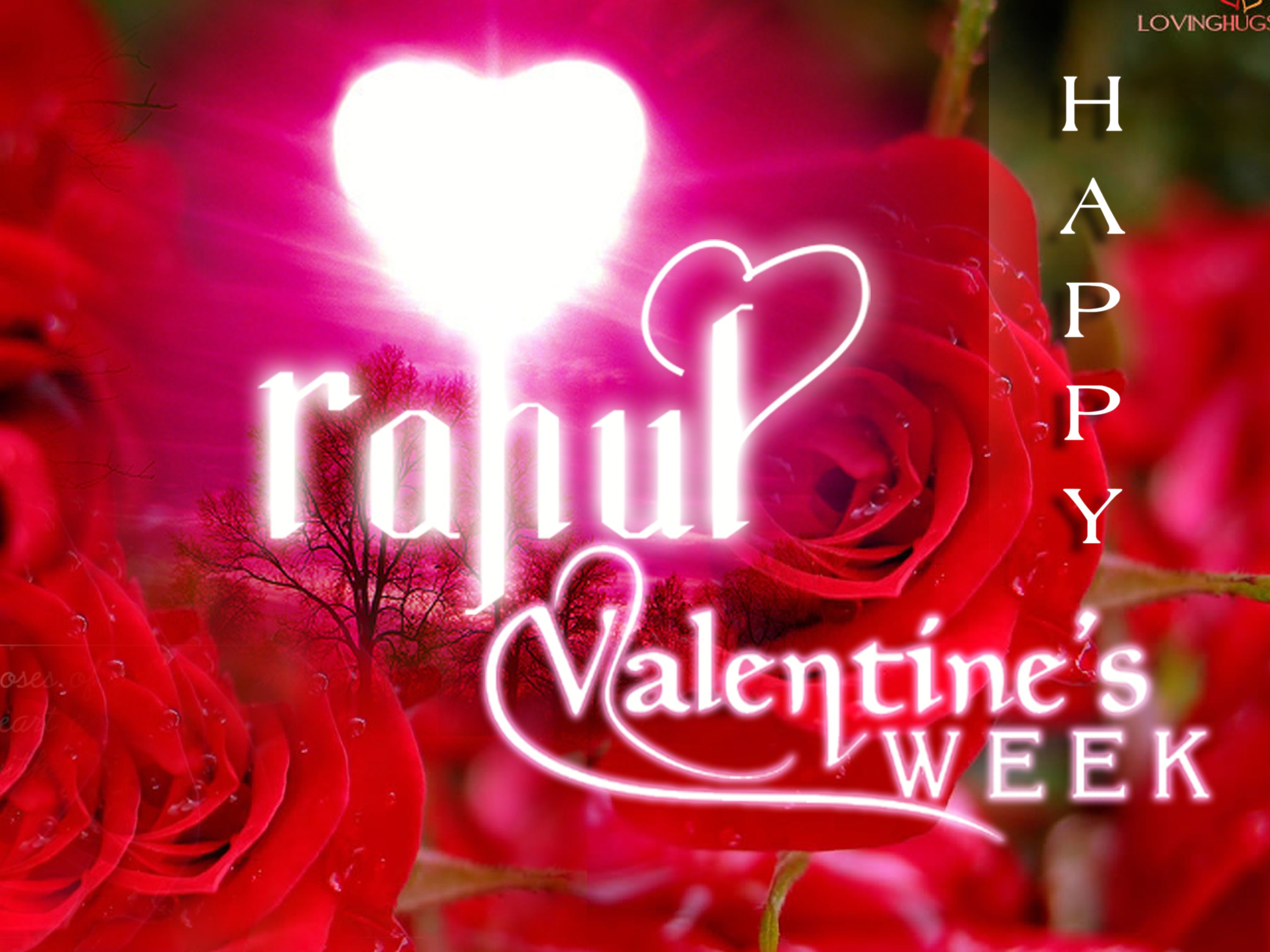 Creative Name Rahul - Happy Valentine Day Rahul , HD Wallpaper & Backgrounds