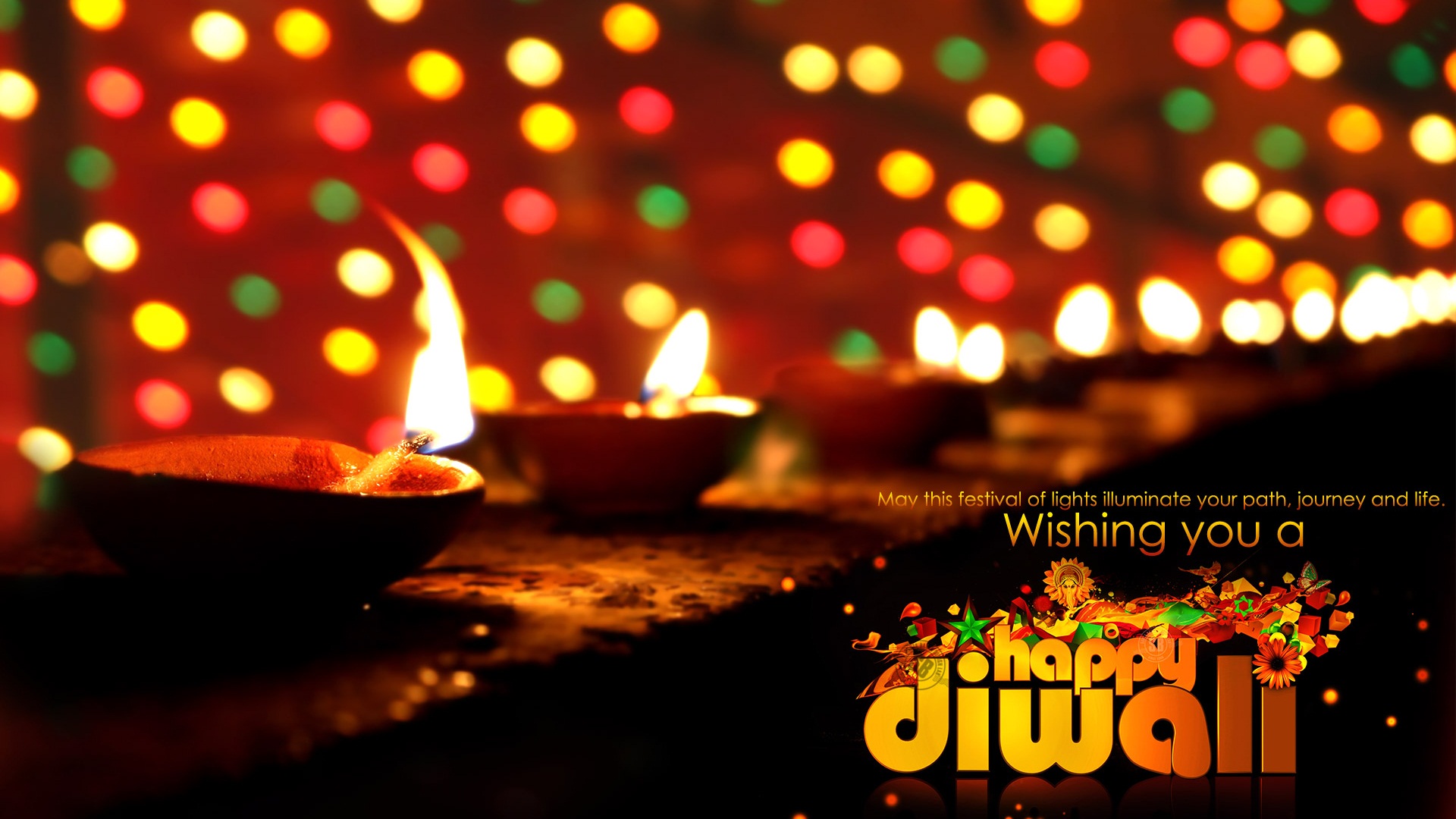Diwali Wishes Quotes Wallpaper - Happy Karthigai Deepam 2018 , HD Wallpaper & Backgrounds
