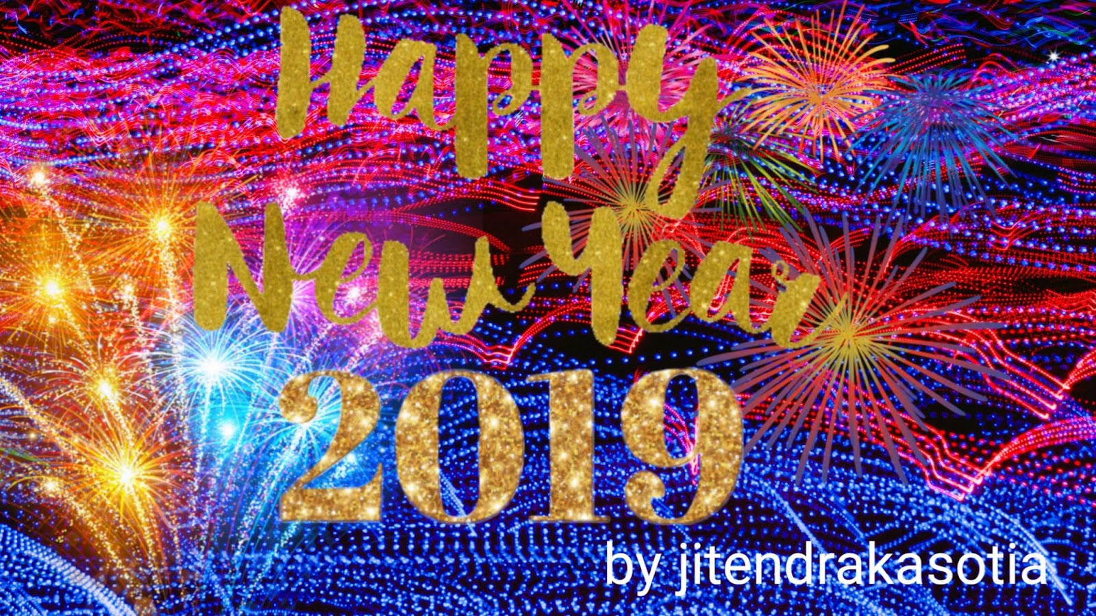 New Year Images Happy New Year2019 - Fireworks , HD Wallpaper & Backgrounds