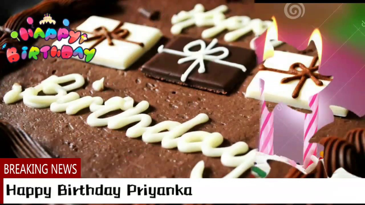 Happy Birthday Priyanka- Birthday Names Videos - Happy Birthday Priyanka Status , HD Wallpaper & Backgrounds