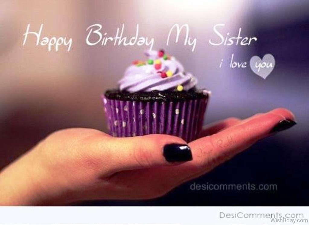 I Love My Sister Wallpaper - Happy Birthday Sister Hd , HD Wallpaper & Backgrounds