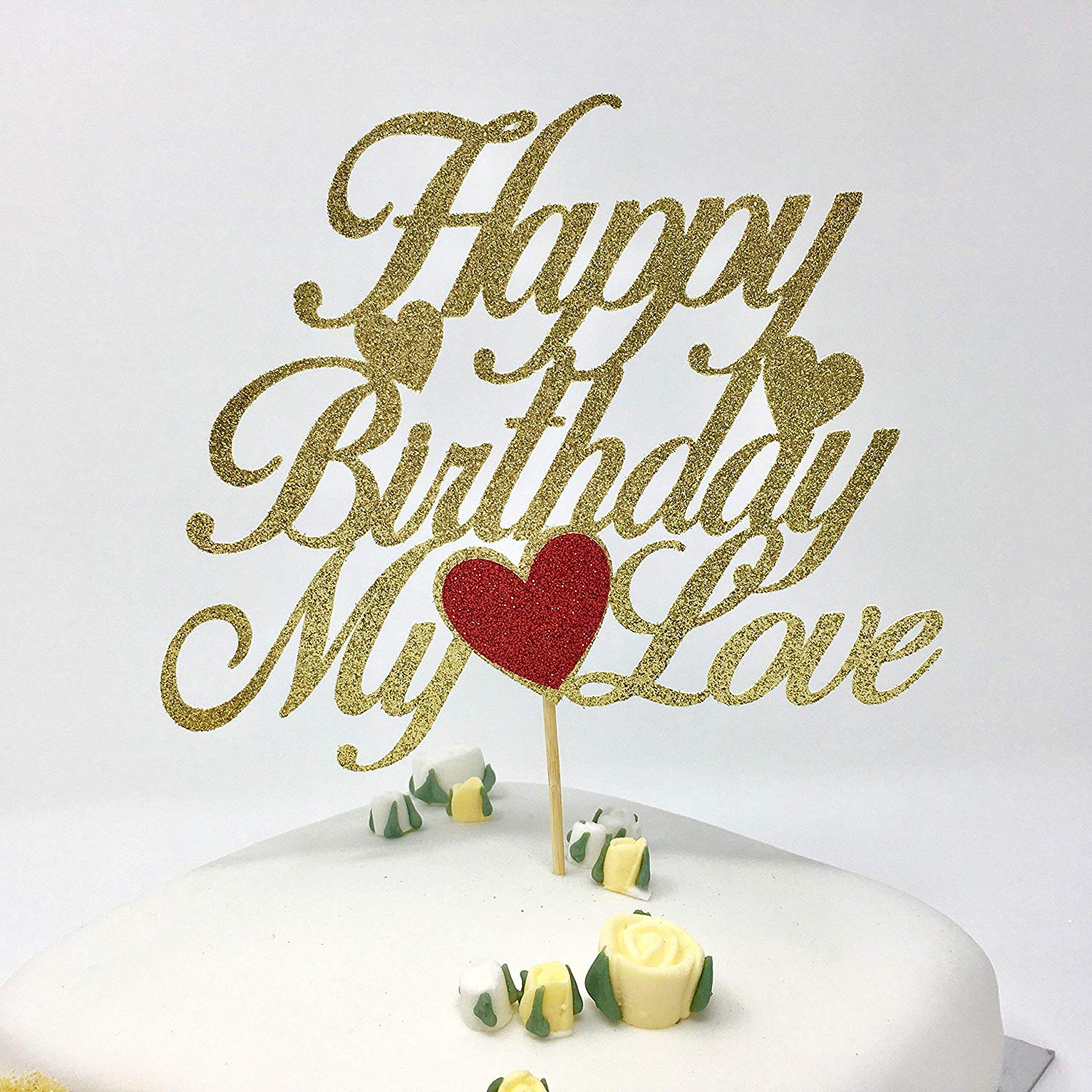 Happy Birthday My Love Cake Topper - Happy Birthday My Love Cake , HD Wallpaper & Backgrounds