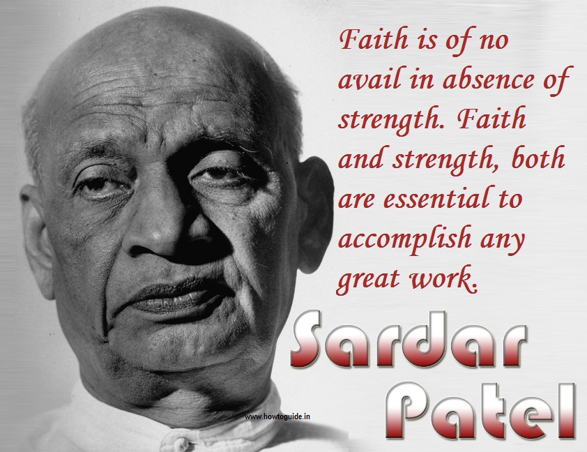 Sardar Patel Iron Man Hd Wallpaper With Quotes - Poster , HD Wallpaper & Backgrounds
