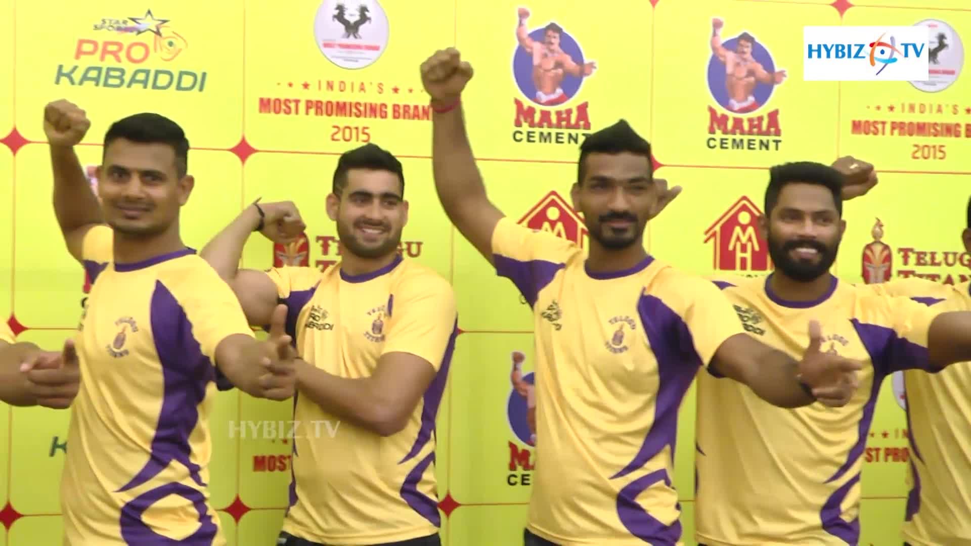 Download Wallpaper - Pro Kabaddi 2016 Telugu Titans Team , HD Wallpaper & Backgrounds