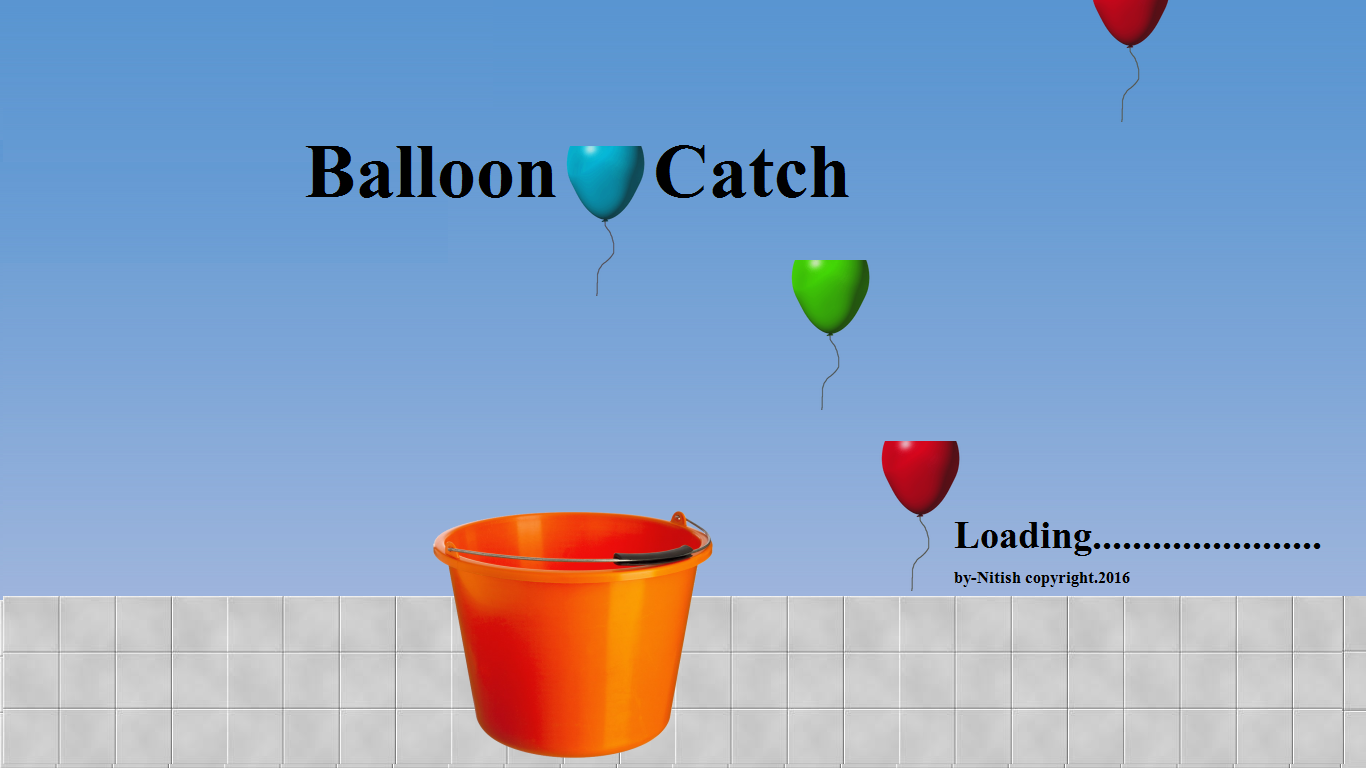 Balloon Catch Game With Source Code [pc Download] - Indian Overseas Bank , HD Wallpaper & Backgrounds