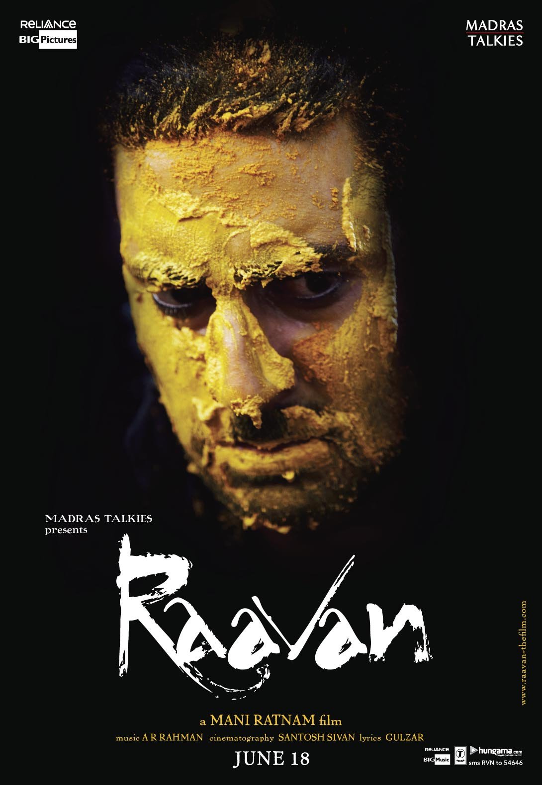 The - Raavan 2010 Poster , HD Wallpaper & Backgrounds