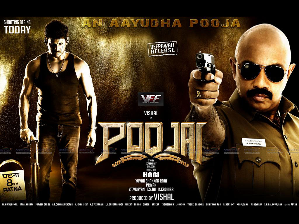 Download Hd Wallpapers Of Tamil Film Poojai - Poojai Tamil Movie , HD Wallpaper & Backgrounds