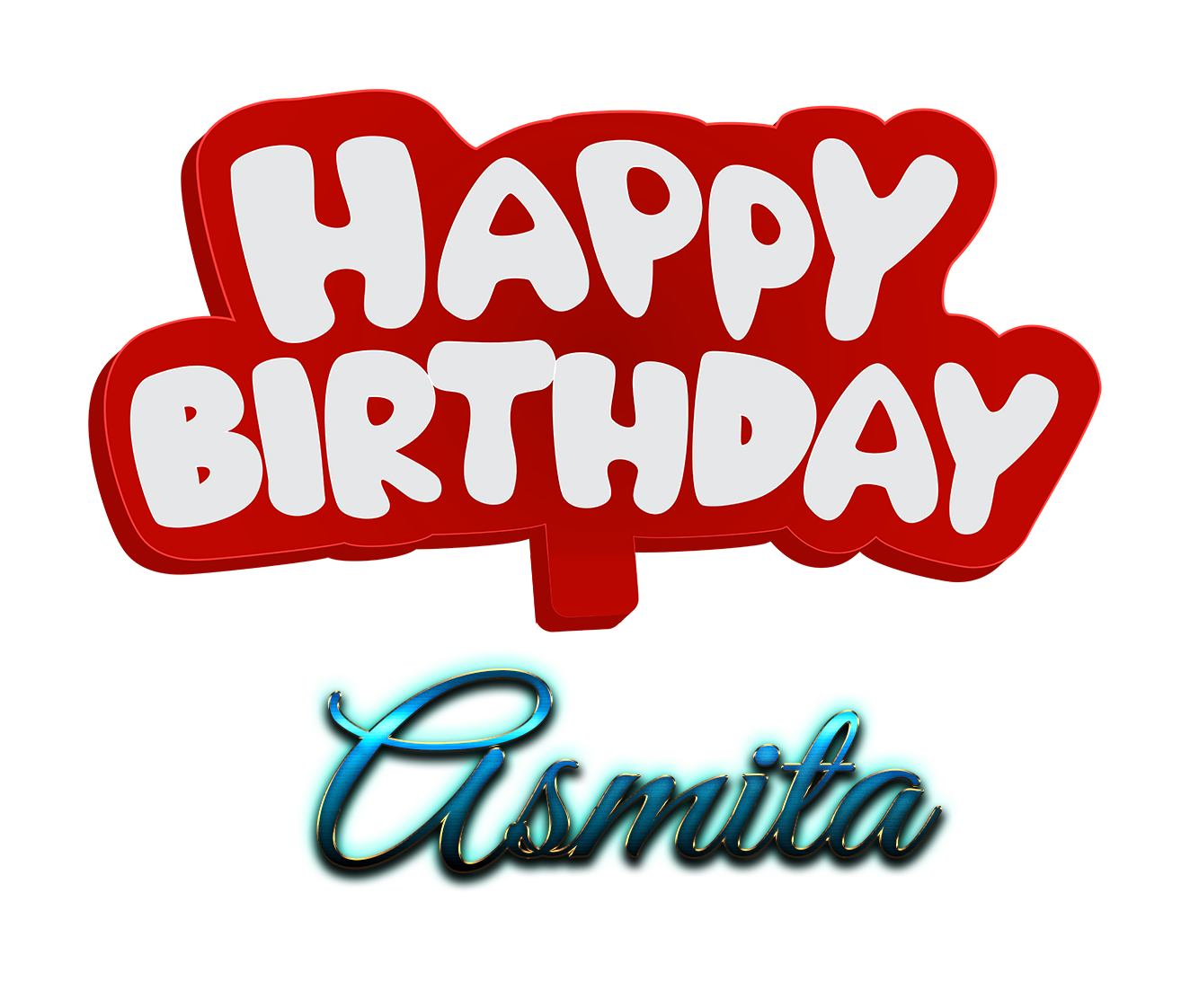 Asmita Happy Birthday Name Logo - Name Happy Birthday Bharat , HD Wallpaper & Backgrounds