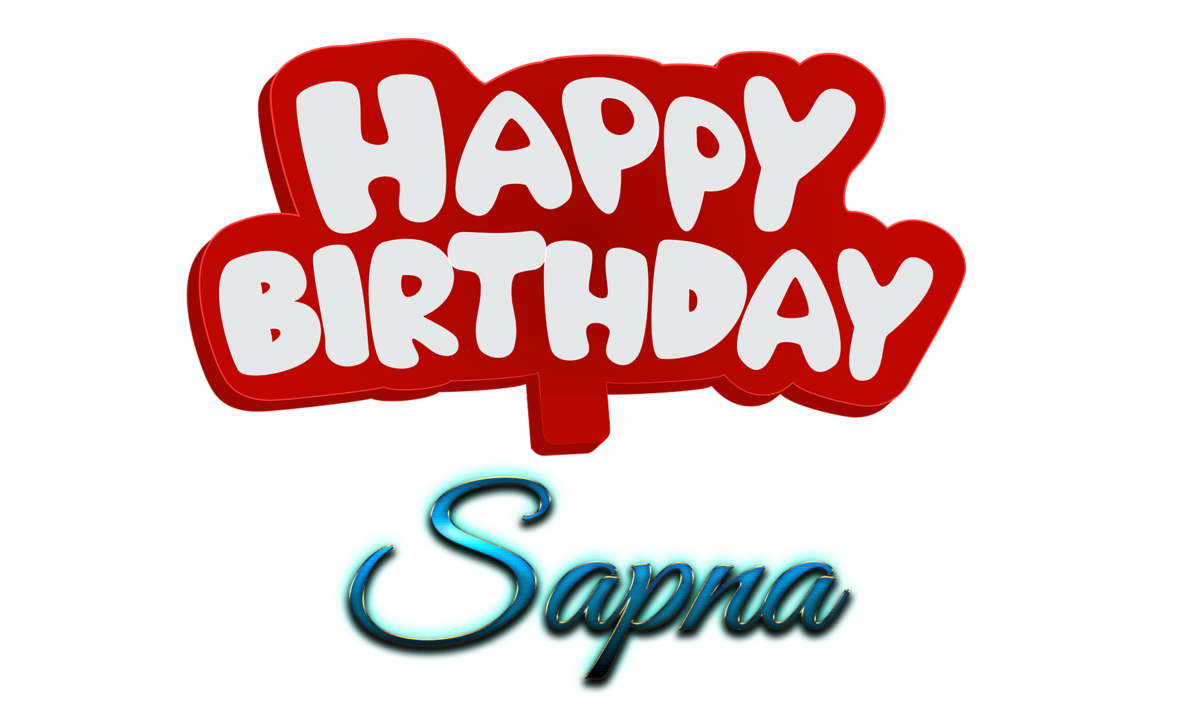 Sapna Happy Birthday Name Logo - Happy Birthday Heena Name , HD Wallpaper & Backgrounds