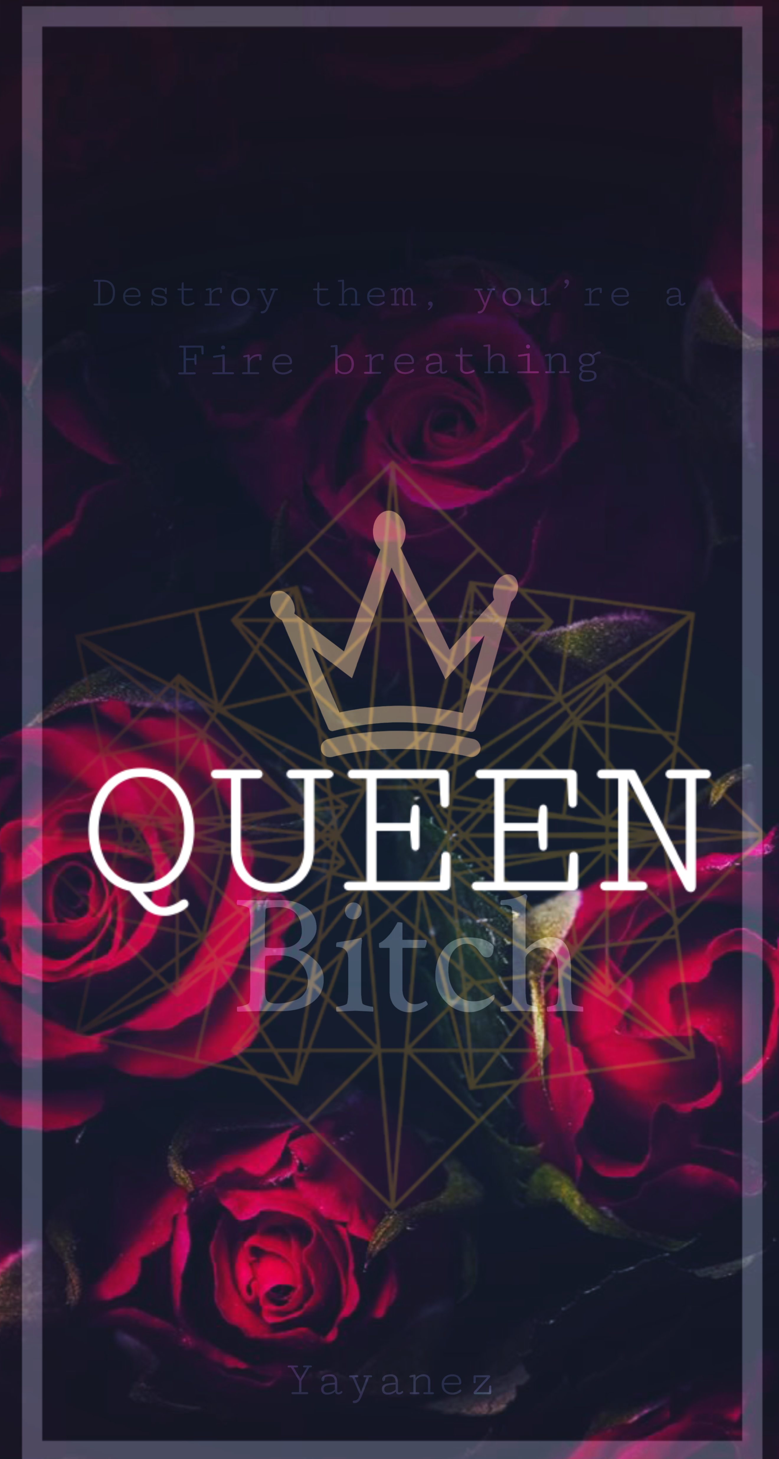 #queen #wallpaper #iphone #bitch #cocky #offensive - Cool Wallpapers Queen , HD Wallpaper & Backgrounds
