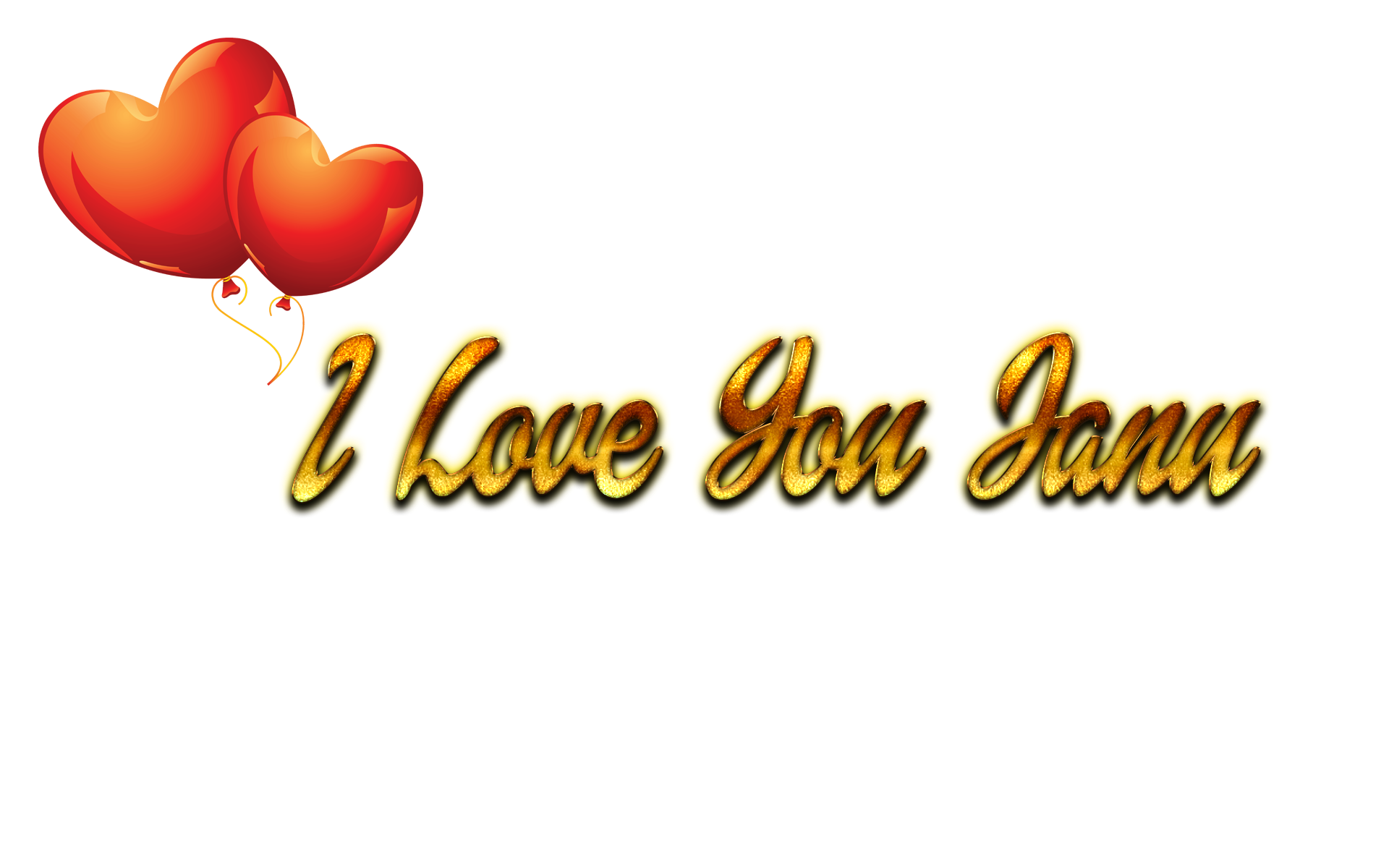 I Love You Janu Name Wallpaper - Shona Name In Design , HD Wallpaper & Backgrounds