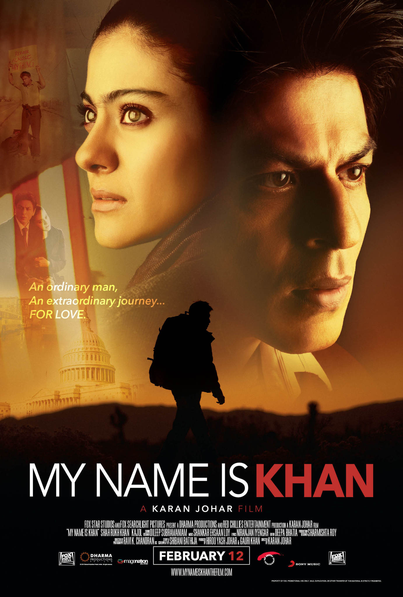 My Name Is Khan Poster , HD Wallpaper & Backgrounds