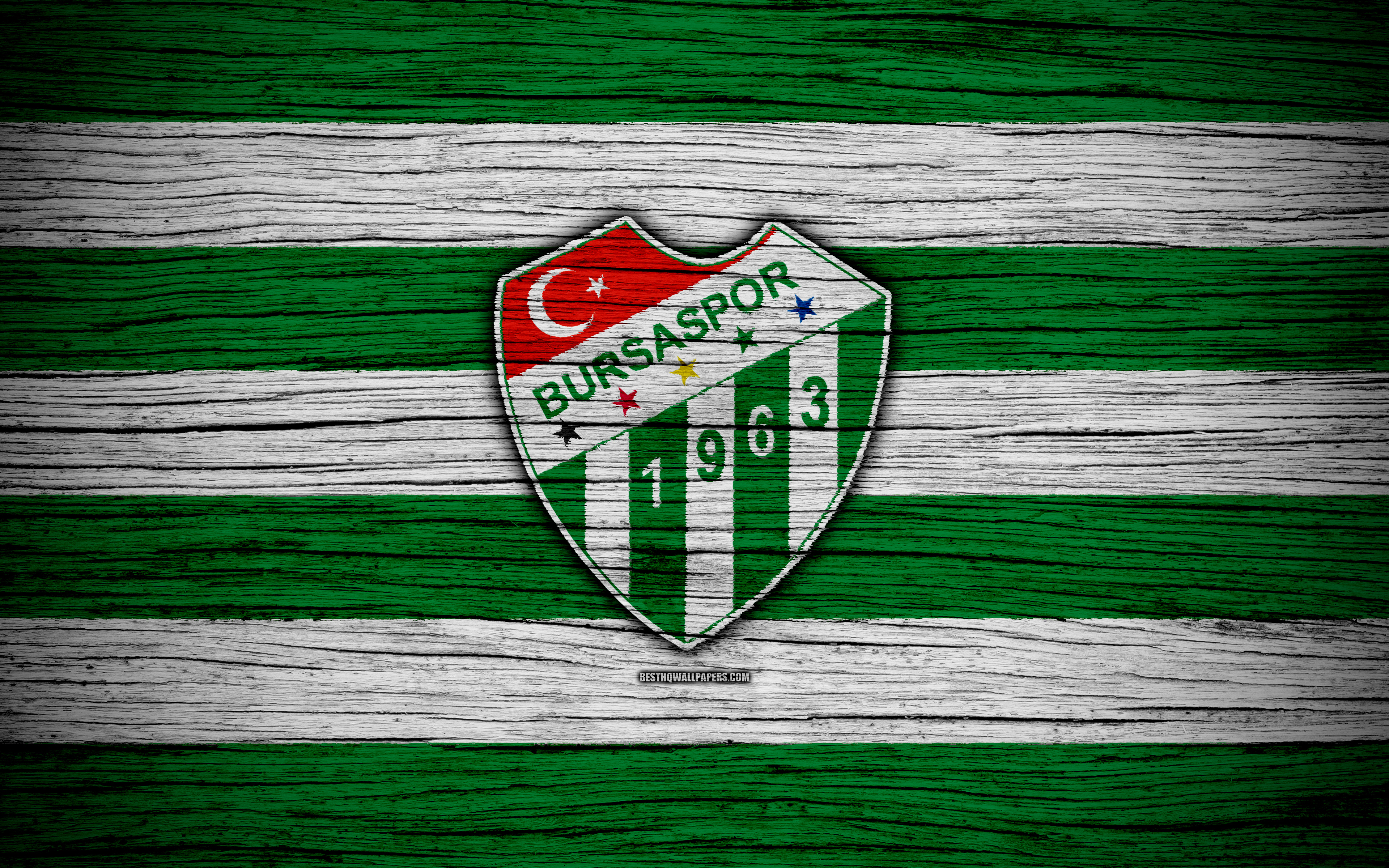 Bursaspor, 4k, Turkey, Wooden Texture, Super Lig, Soccer, - Zamalek Sc Wallpaper Hd , HD Wallpaper & Backgrounds