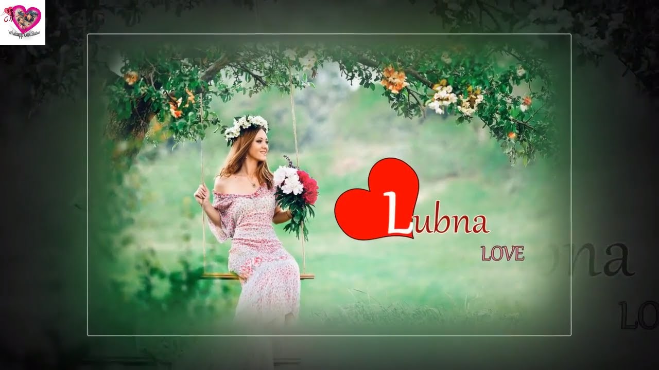 Lubna Name Whatsapp Status Video - Good Morning With Girl , HD Wallpaper & Backgrounds