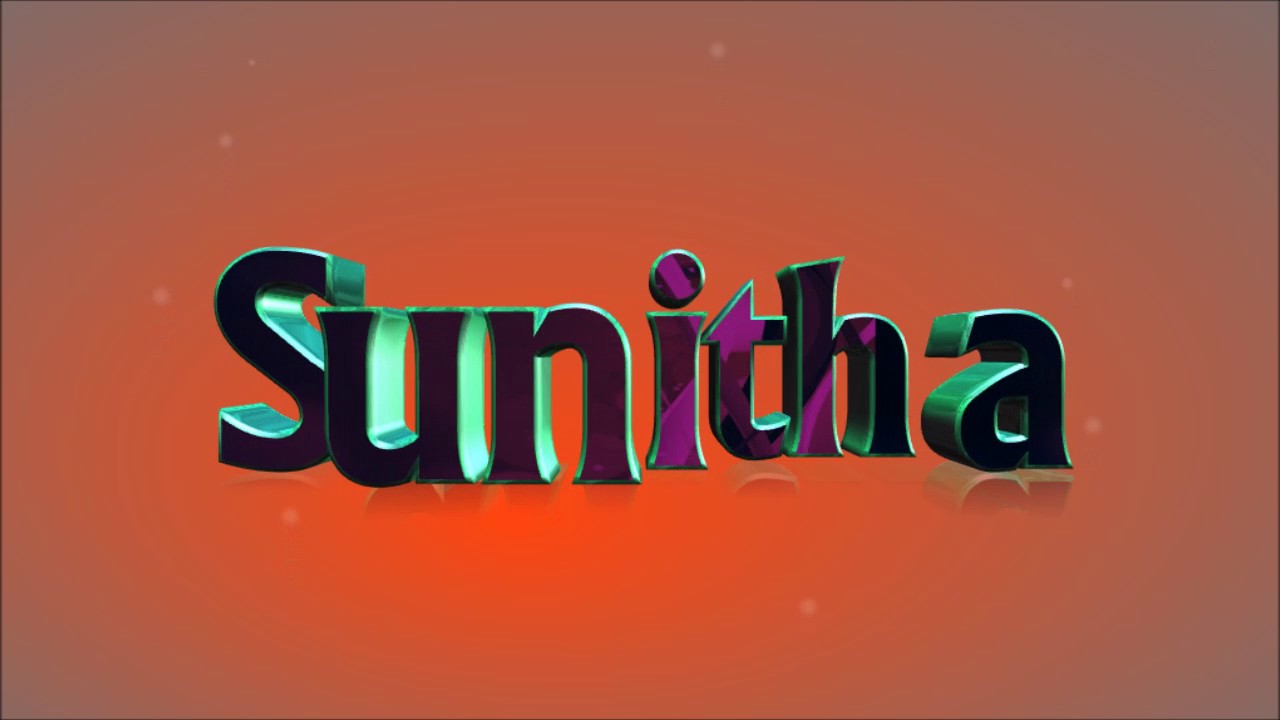 Sunitha Name Video - Graphic Design , HD Wallpaper & Backgrounds
