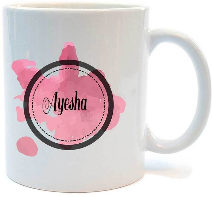 Juvixbuy Name Ayesha Printed Ceramic Coffee Ceramic - Simran Name , HD Wallpaper & Backgrounds