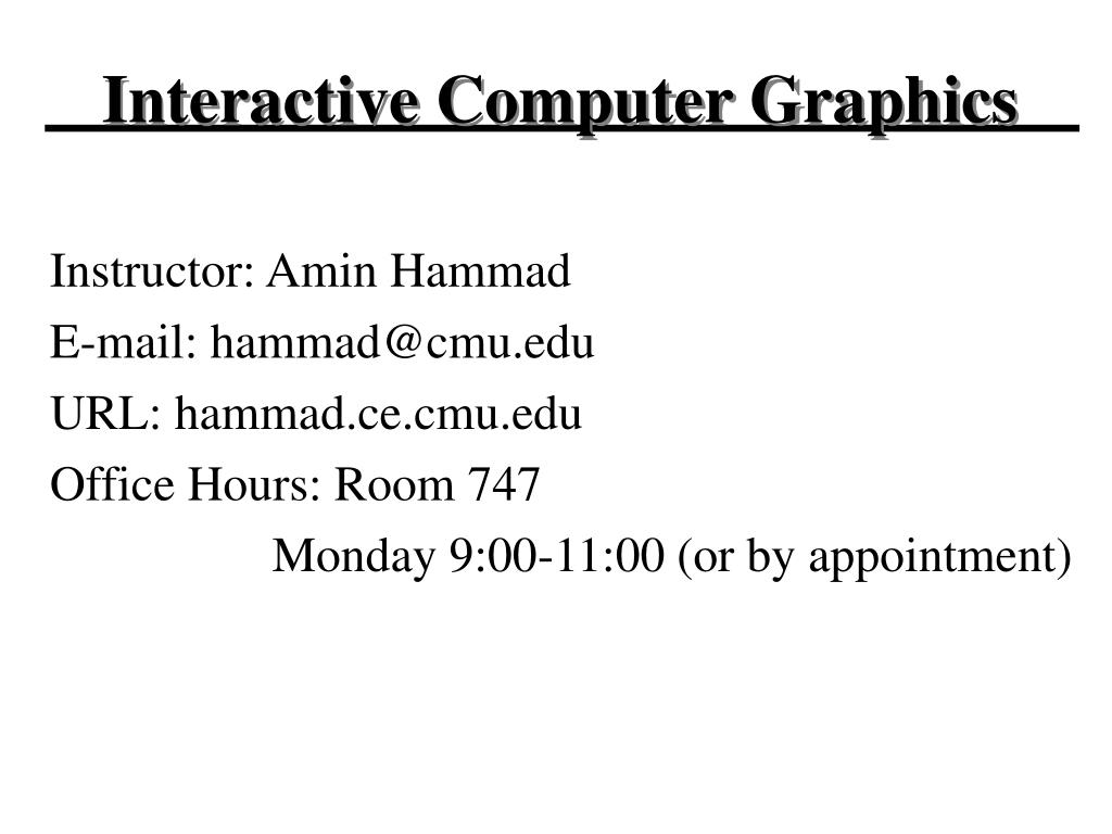 Interactive Computer Graphics - Construction Research Institute Of Malaysia , HD Wallpaper & Backgrounds