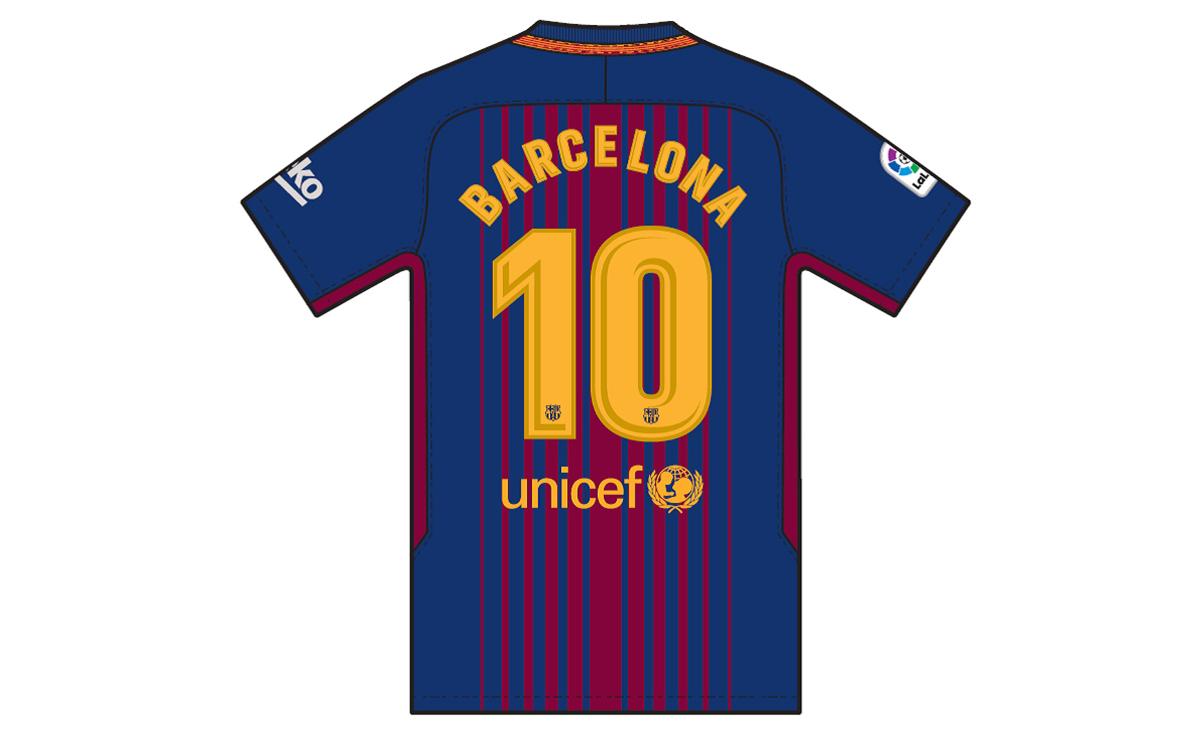 Players To Wear Shirt With 'barcelona' In Place Of - Unicef , HD Wallpaper & Backgrounds