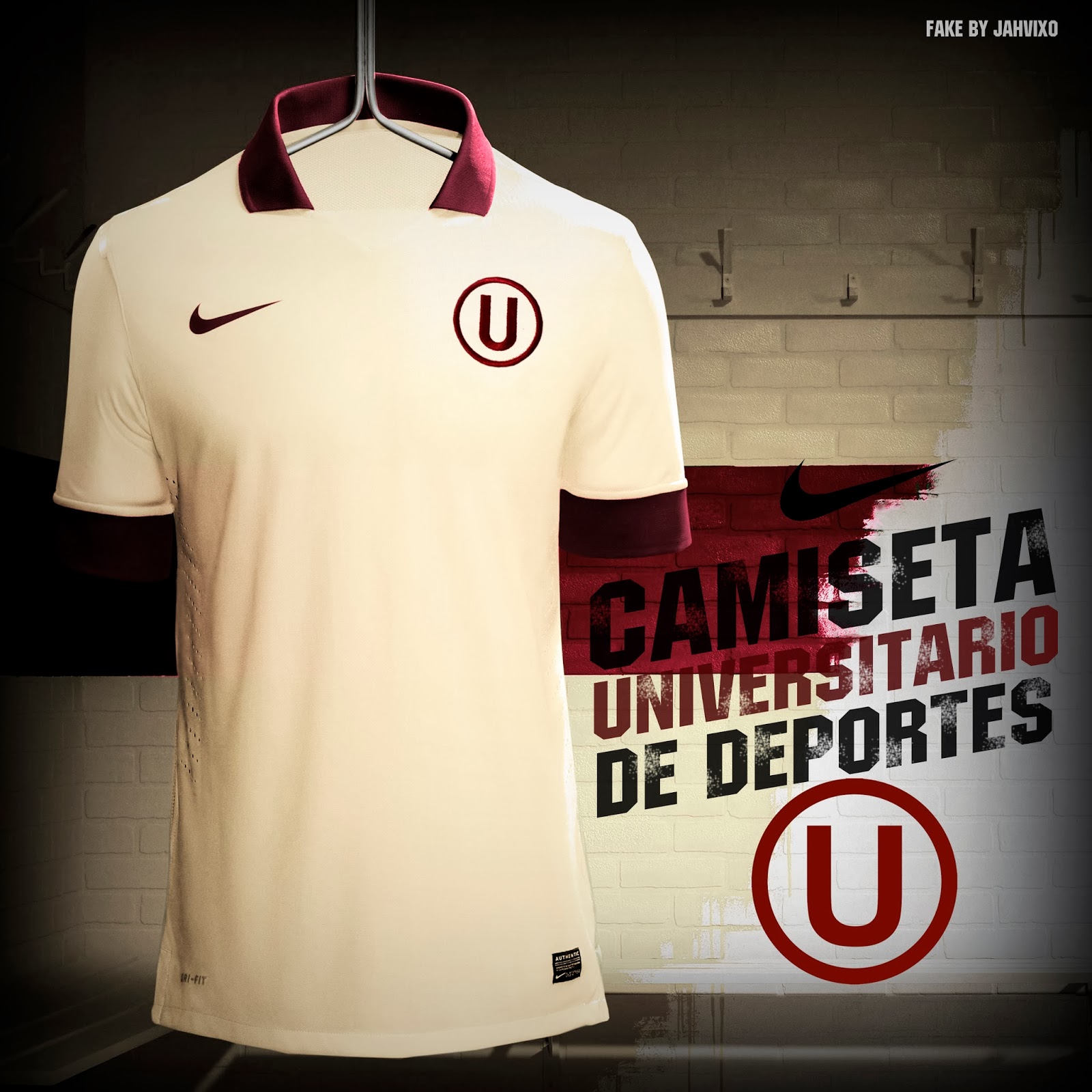 Camiseta Nike Universitario De Deportes Fake - Camiseta De La Universitario 2018 , HD Wallpaper & Backgrounds