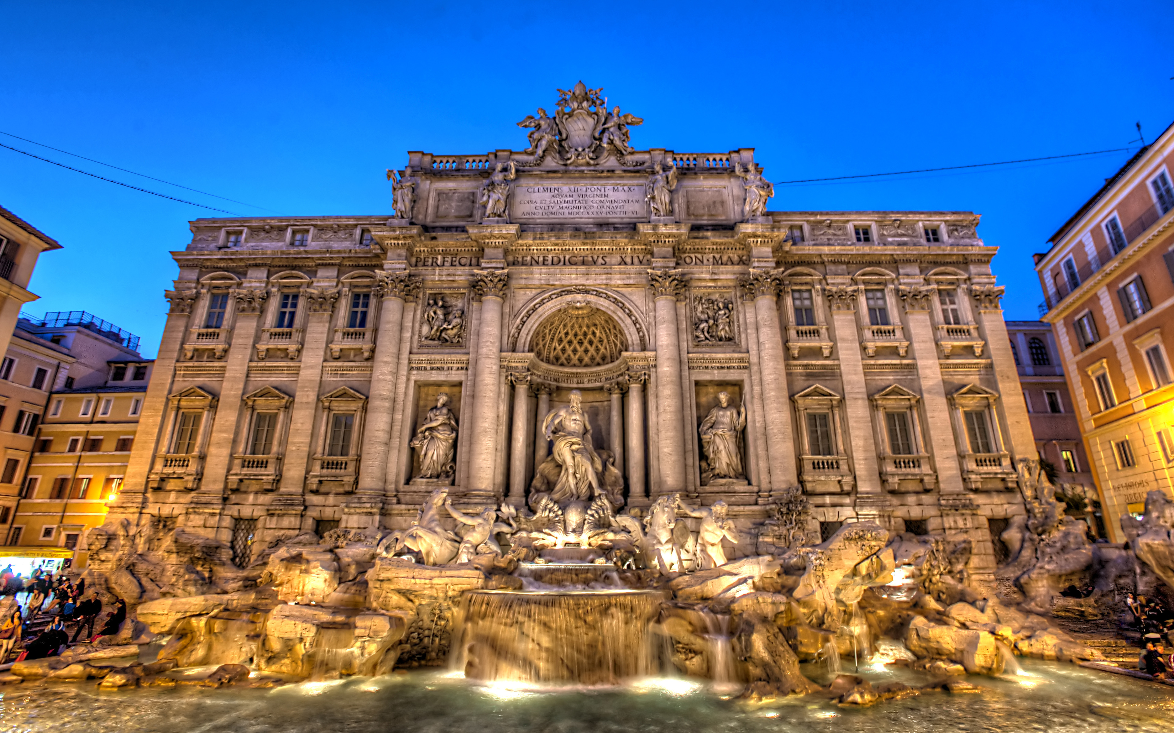 Trevi Fountain , HD Wallpaper & Backgrounds