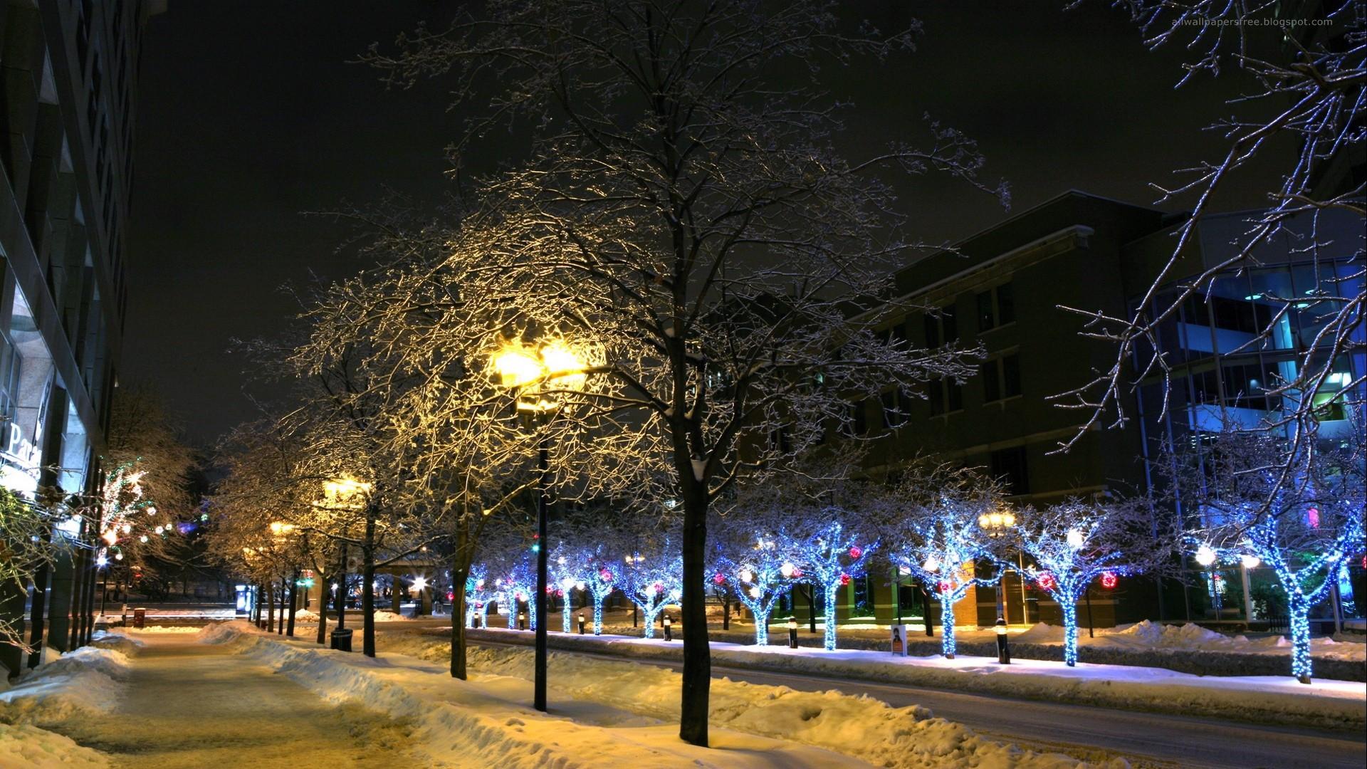 Wallpapers - New Year City Snow , HD Wallpaper & Backgrounds
